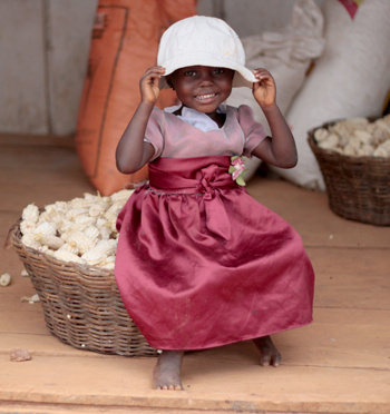 Fahti was a sweet a happy little girl in the village of Kyekyewere.