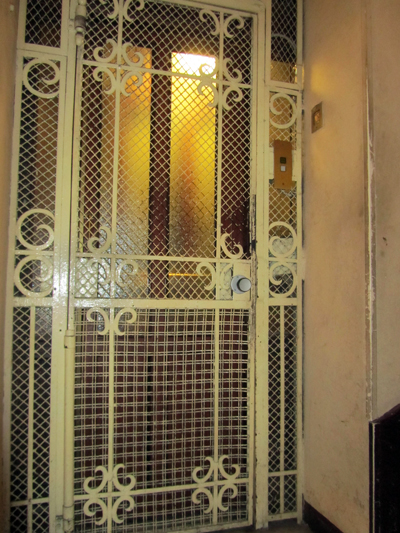 Ancient elevator Italian elevator