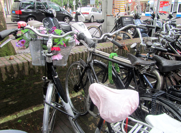 Amsterdam Bike decorated bike in Amsterdam