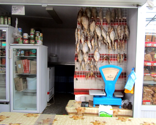 Dried fish Chisinau market dried fish
